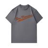 Men's 100% Cotton Crew Neck Short Sleeve T-shirt, Classic San Francisco Cursive Print Casual Breathable Lightweight Summer Daily Wear Tee for Men