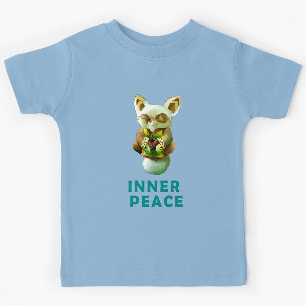 Master Shifu kunfu panda Inner peace graphics print Kids T-Shirt 140