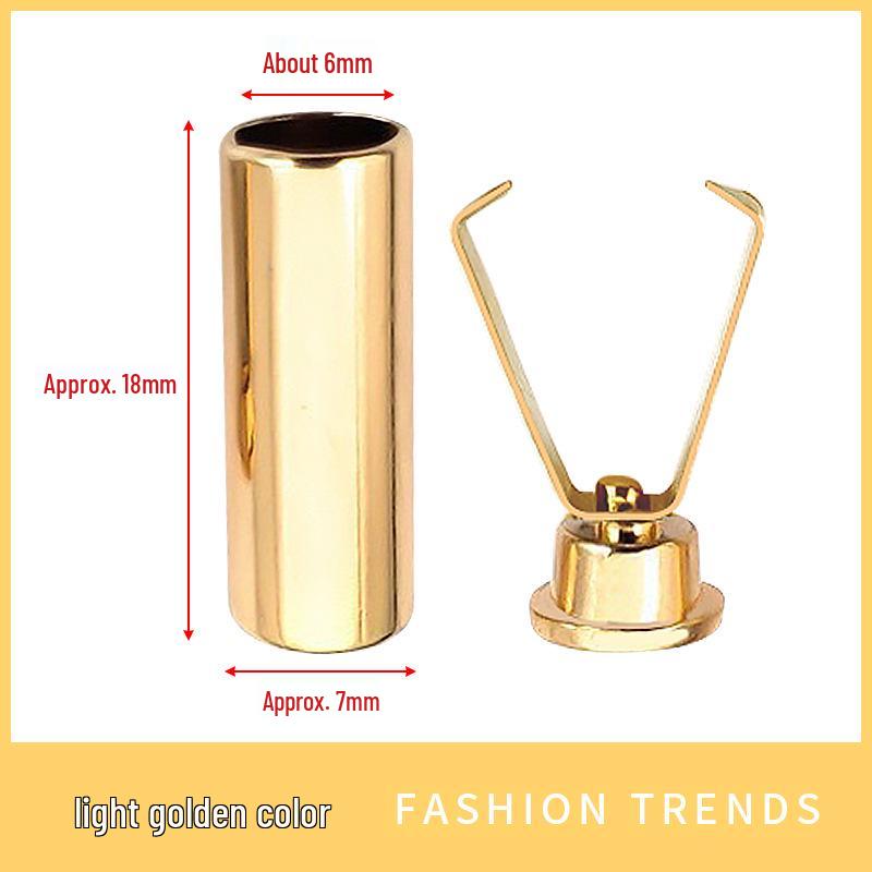 Colored Metal Alloy Hoodie Drawstring Clip Buckle