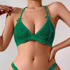 "XL Plus Size European & American Lace Sexy Triangle Cup Tie-String Bra Top 8811A"