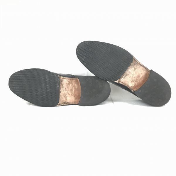 Vintage 80s-90s Bostonian USA Leather Wingtip Dress Shoes Black 26.0(USED)