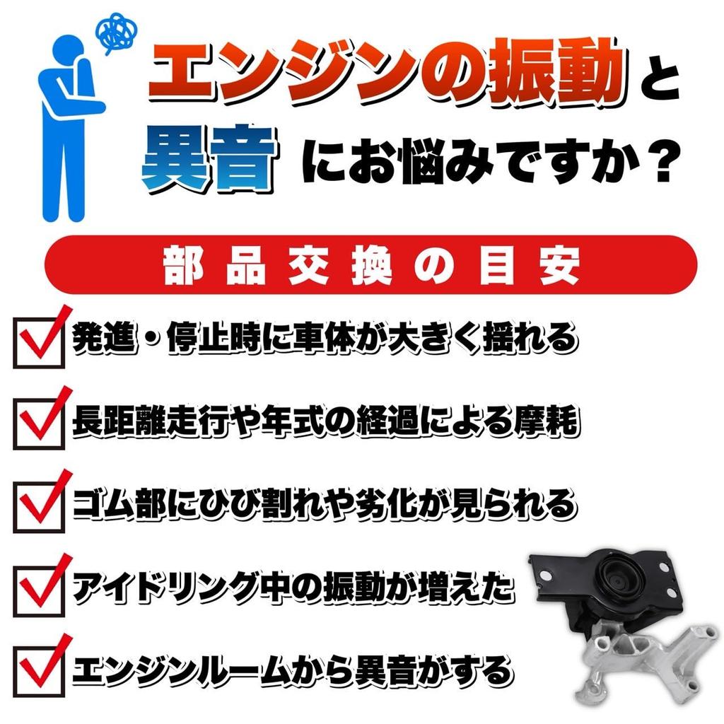 Kanoan Engine Mount for Nissan Serena Part Number Universal Right Aftermarket Part C25, Driver's Side, 11210-CY01B, Compatible, Part, Side,