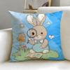 Classic Cartoon Character Gabriel Cushion Cover Soft  EasyWash Pillow Case  Versatile for Couch Bed Travel and Office