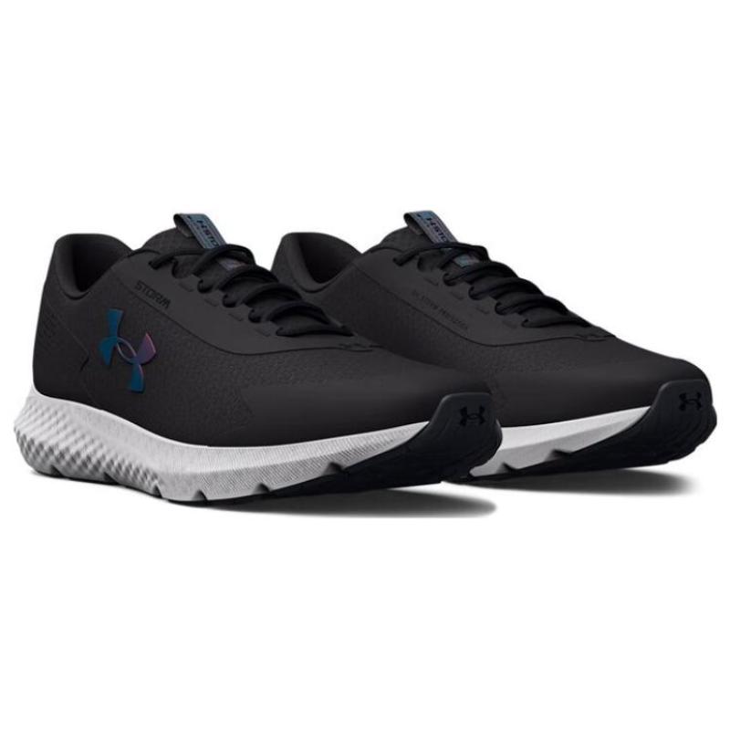 Under Armour Charged Rogue 3 Storm 'Jet Grey Petrol Blue' Sneakers 3025523-100