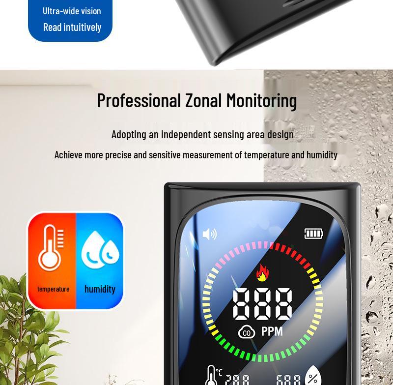 Siheyuan Carbon Monoxide Detector for Home and Outdoor Camping