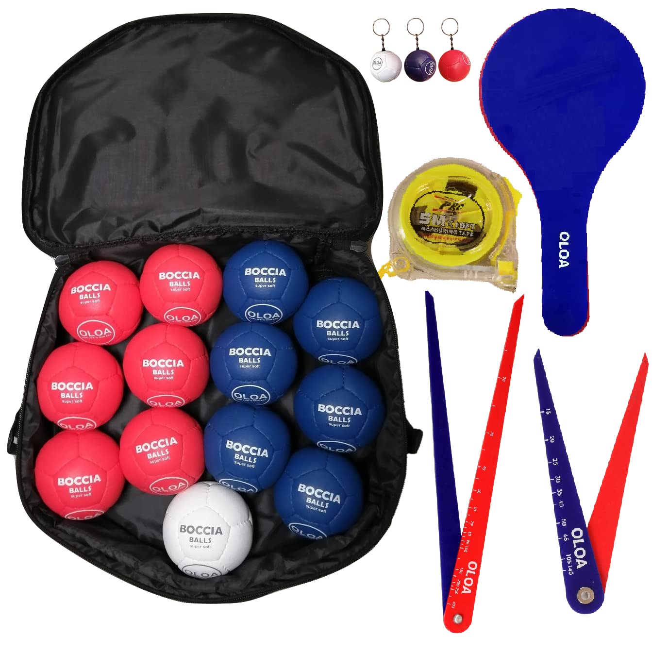 

OLOA Мяч для бочче с набором для судьи Набор Судья в Японии Teijin Cordley Высокое качество БОЧЧЕ Официальное паралимпийское мероприятие Набор для судьи [Мяч + Набор] (Сделал