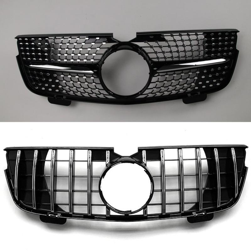 Front Upper Bumper Center Grille Radiator For Mercedes-Benz GL Class X164 2007-2012 GL320 GL350 GL450 GL500 GL550Tuning