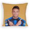 Lautaro Martinez Calciatore Federa per cuscino Federa antiacaro Cerniera invisibile Peluche corto setoso Copricuscino per divano