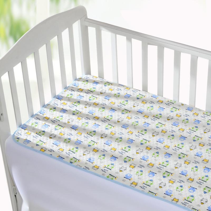 Baby Breathable Washable Baby Diaper Pad Cartoon Print Waterproof Aunt Pad Nursing Pad Baby Products