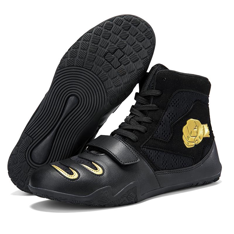 

Унисекс модные нескользящие ботинки для борьбы, бокса, мужские ботинки для верховой езды, ботинки для мотоциклистов, женские ботинки для соревнований по борьбе 40 жёлтый/чёрный