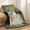 2026 New Arrivals Pierre Bourdieu Language & Symbolic Power Flannel Blanket Plush Polyester WrinkleResistant AllSeason Cozy Throw