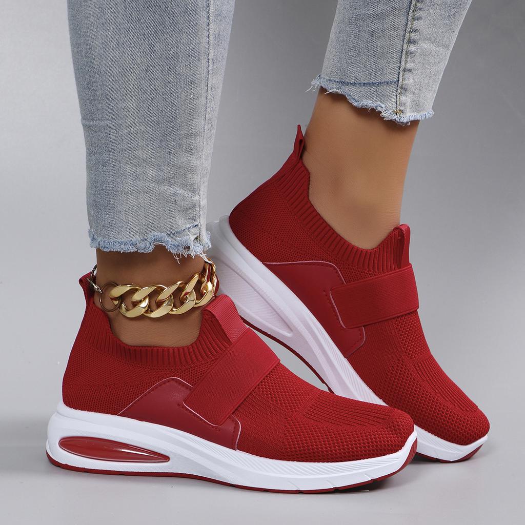 Vår Nye Damesportssko, Moteable, Pustende, Lettvektige, Sklisikre, Slitesterke, Fritidssportssko, Flate sko