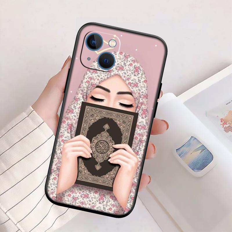 RP39 Islamic Muslim Girls text Case for Samsung M06 M15 M16 M35 M55 M56 A36 A42 A50 A50S A51 A52 A32 A33 A05 A05S A06 A16 A20
