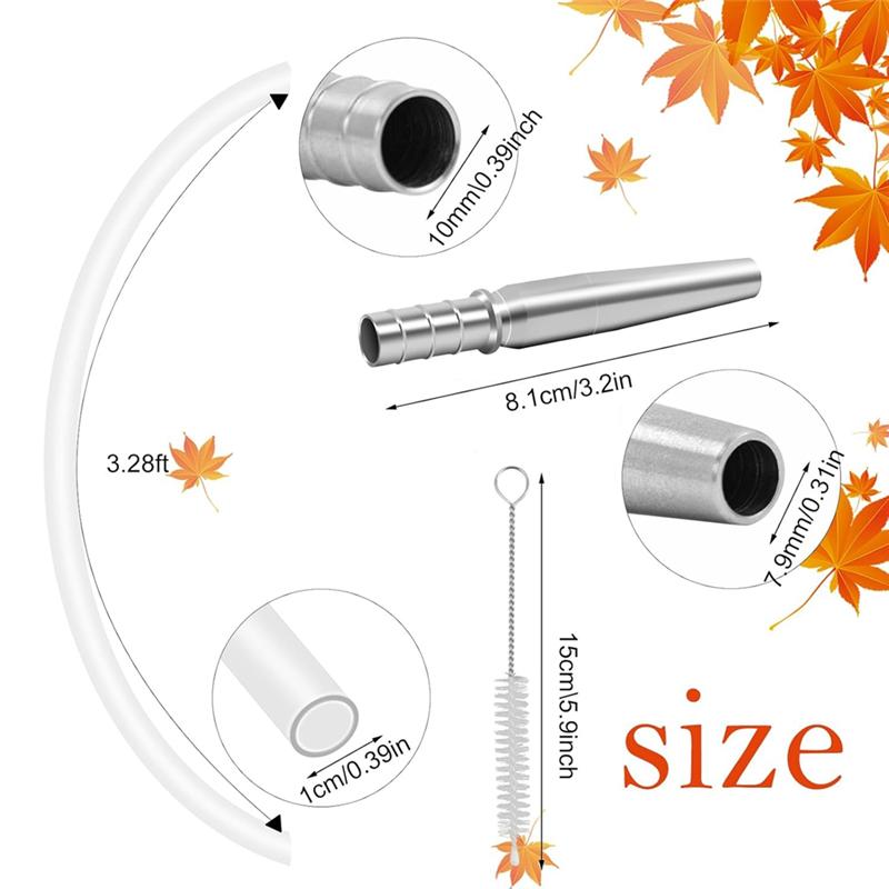 Practical-New 304 Stainless Steel Maple Faucet Tip Maple Syrup Tapping Kit Maple Syrup Synthetic Filter Trunk Faucet