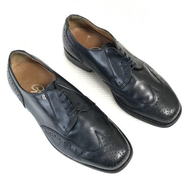 Excellent Condition Dutch Heritage Greve Leather Goodyear Welt Wingtip 6 / 25.0cm / Black(USED)