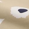 Marimekko Cushion Cover, 50x50cm, Unikko, Off-White, Beige, and Dark Blue, 069251 185 [Parallel Import]