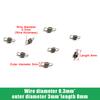 10Pcs Spinning Reel Spring Set  Swing Arm Reverse Switch Return Spring Fishing Reel Repair Accessories