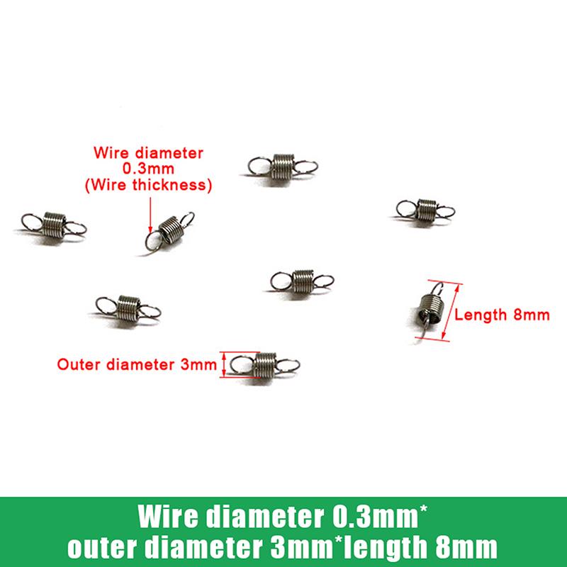 10Pcs Spinning Reel Spring Set  Swing Arm Reverse Switch Return Spring Fishing Reel Repair Accessories