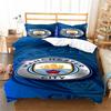 Team Logo Soccer Double 3 Piece Bedding Set Ball Sports Collection Textiles Home