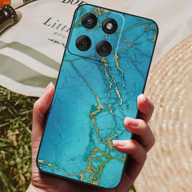 Etui do Motorola Edge 70 5G Modne Czarne Silikonowe Miękkie TPU Etui na Telefon do Motorola Moto X70 Air 5G 2025 Pokrowiec Tylny Etui Funda