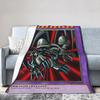 Yu Gi Oh Card B. Skull Dragon Blanket  Fleece Funny Warm Throw Blanket for Bed Sofa Autumn/Winter,