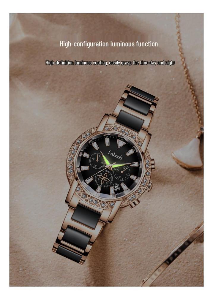 La Baoli Women's Quartz Waterproof Steel Wristwatch LA559