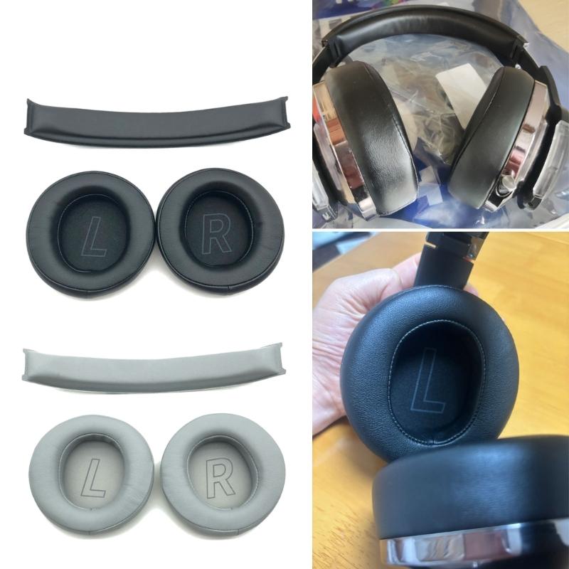 Proteinleder Ohrpolster Kopfbügelabdeckung für Hecate G5BT Drahtlose Kopfhörer Ohrpolster, Headsets Ohrkissen Ersatzteile