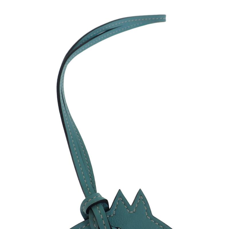 HERMES   Bag charm Blue Atoll Swift Women