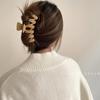 Traceless Spray Paint Frosted PS Hair Claw Clip - Shark Clip Bun Accessory