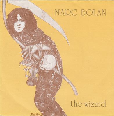 7inch Record MARC BOLAN - Wizard / Beyond The Risin' Sun CHERRY39 CHERRY RED 1982 UK Rock Used