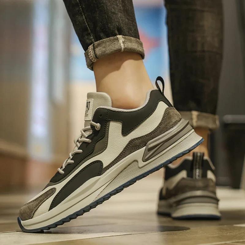 Men's Casual Running Sneakers Sport Fashion Shoes Men Running Shoes Breathable Sneakers Wearable Male Jogging Athletic Shoes
