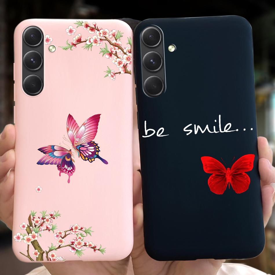 For Samsung Galaxy A55 Phone Case Samsung A55 5G SM-A556B Fashion Moon Pattern Soft Silicon Back Cover