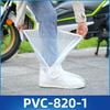 Unisex wasserdichte, rutschfeste High-Top-Gummistiefel aus PVC: Langlebige, verdickte, verschleißfeste Überschuhe für regnerische Tage