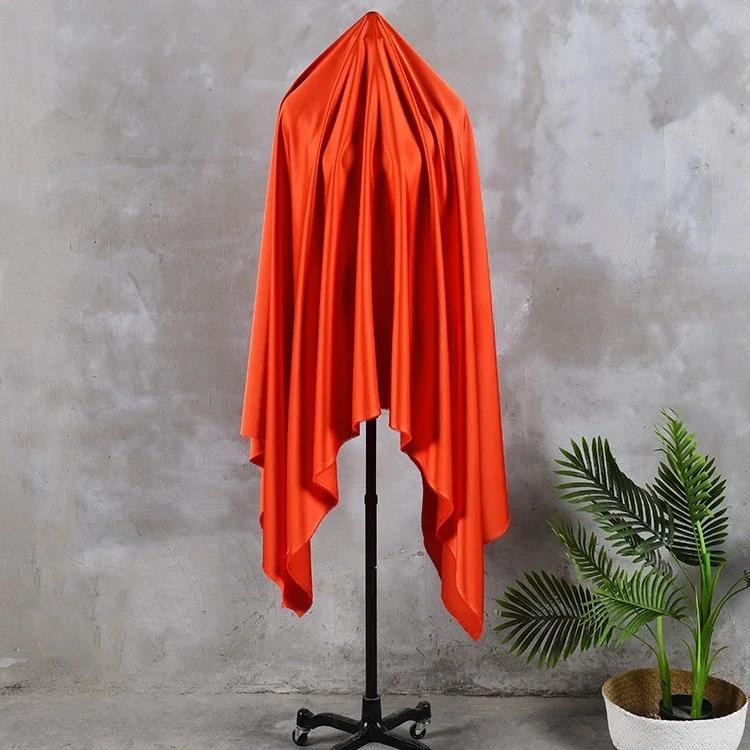 100x150cm Acetate Satin Fabric Double-sided Solid Color Glossy Smooth Skirt Strap Imitation Silk Cloth Apparel for Diy Sewing