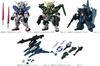 Bandai Mobile Suit Ensemble 15 Gundam 10-Piece Set PVC ABS Painted Movable Figures Approximately 60mm Box