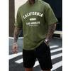 California Los Angeles Est 1776 Men T Shirts Retro Fashion Soft Short Sleeve Summer Comfortable T-Shirt Unisex Loose Top