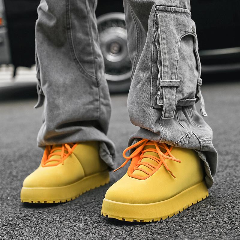 Autumn Height-increasing Platform Sneakers for Men Comfort Flat Sneakers Casual Men Lace-up Low Sneakers Zapatillas Informales