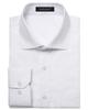 [Enlision] Men's Long-Sleeve Dress Shirt, No-Iron, Wrinkle-Retaining, White, Slim Fit, Neck 41cm, Size L