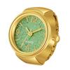 JEWELRYWE Ring Watch Antique Ring Watch white Valentine's Day Gift Ring Watch Free Size Waterproof Women Analog Gold Color Birthday Anniversary