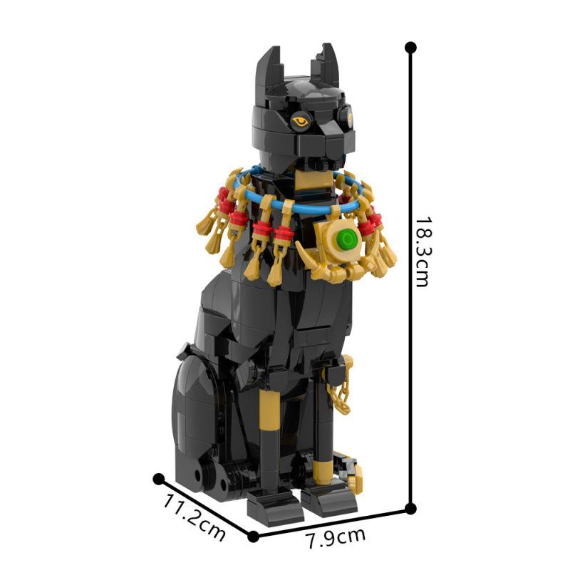

Креативный MOC Египетский Черный Кот Бог Бастет Кубики - Набор для Сборки Своими Руками Настольное Украшение Уникальный Коллекционный Дисплей Идея для Подарка Electronic drawings