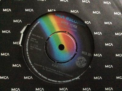 7inch Record N.R.G. - Disco Fever / The Last Dance MCA394 MCA Records 1978 UK Soul/Funk Used