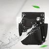 5 Spezifikationen Einseitige Werkzeugtasche für Elektriker, Zimmerleute und Bauarbeiter, Robuste Canvas-Konstruktion, schwarz
