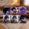 Black SSapphire CCookieS Pillow Cover Polyester Square Cushion Case 45 Cm Decorative for Home Couch Bed Car Decor
