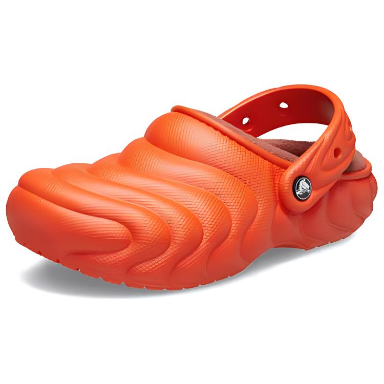Crocs Simple Versatile Clogs Unisex Footwear Orange 210059-84J