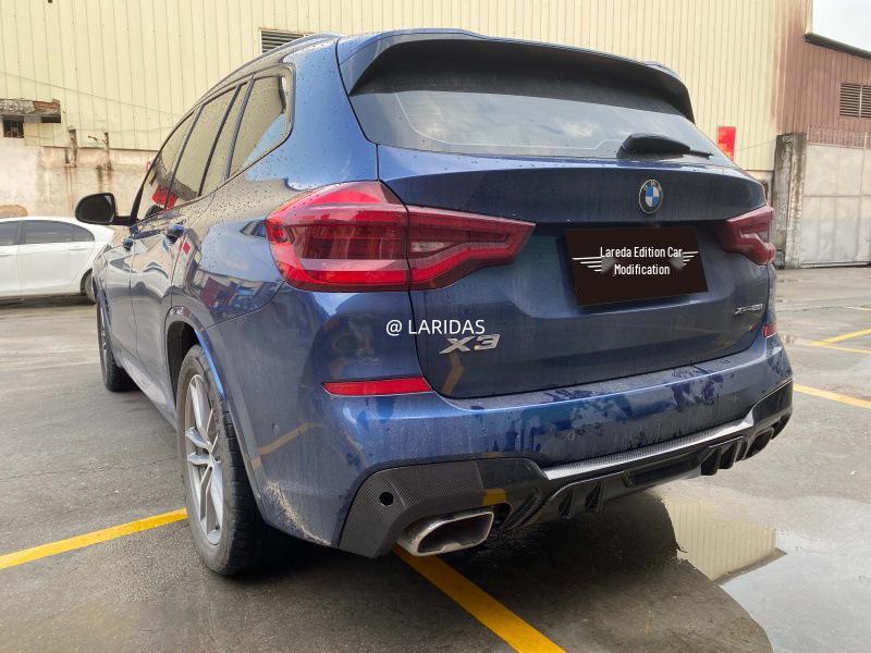 BMW X3 G01 M Sport Carbon Fiber Body Kit: Front Lip, Rear Diffuser, Bumper Lip Accessories