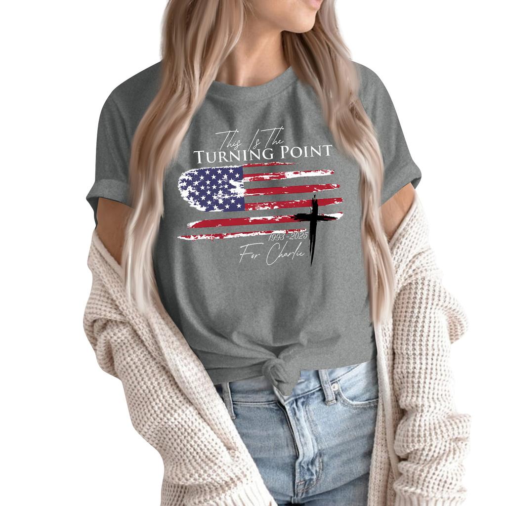 Dámská móda Ležérní Tištěné Krátký rukáv Kulatý výstřih Pulovry