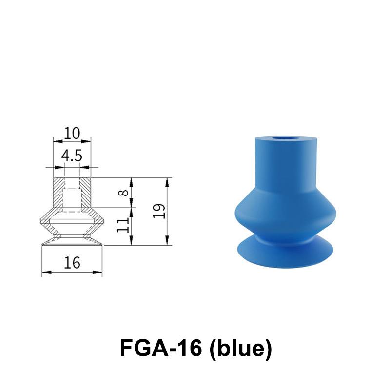 Fga-11/14/16/20/33/43/53/63 Threaded Suction Cup Organ Silicone Festos Rubber Suction Cup Vacuum Sucker Vento