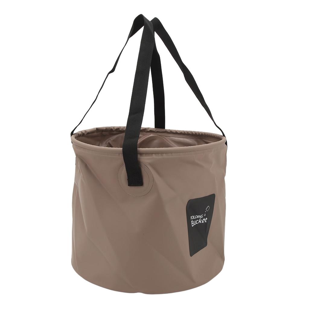 20L Portable Camping Bucket PVC Folding Water Bucket High Capacity Collapsible Container for Outdoor Activities