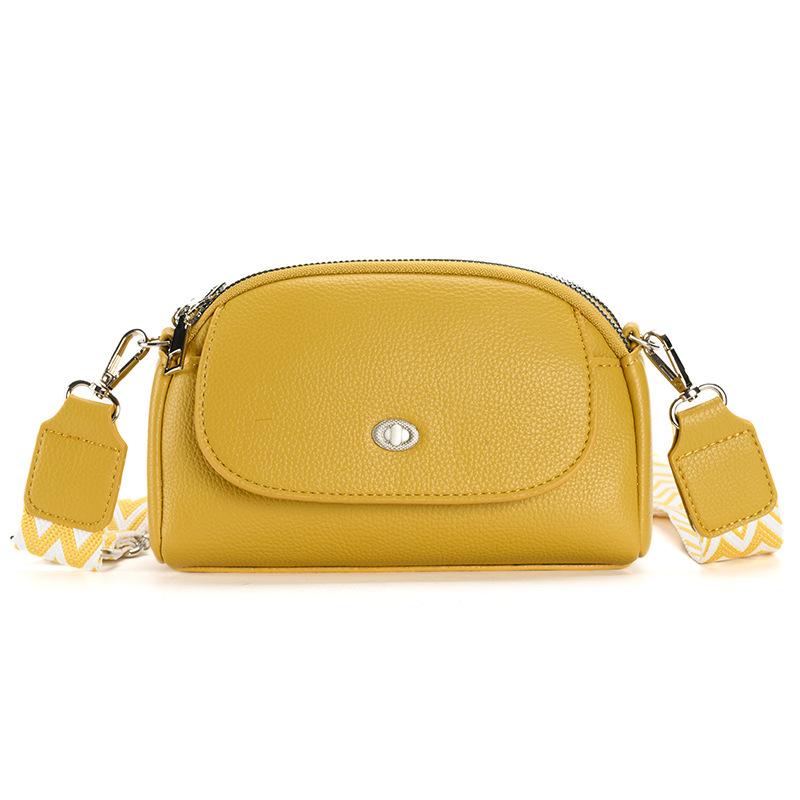 Shoulder Crossbody Dumpling Bag Zipper Stylish Versatile Wide Shoulder Straps Daily Casual Women's Cell Phone Bag