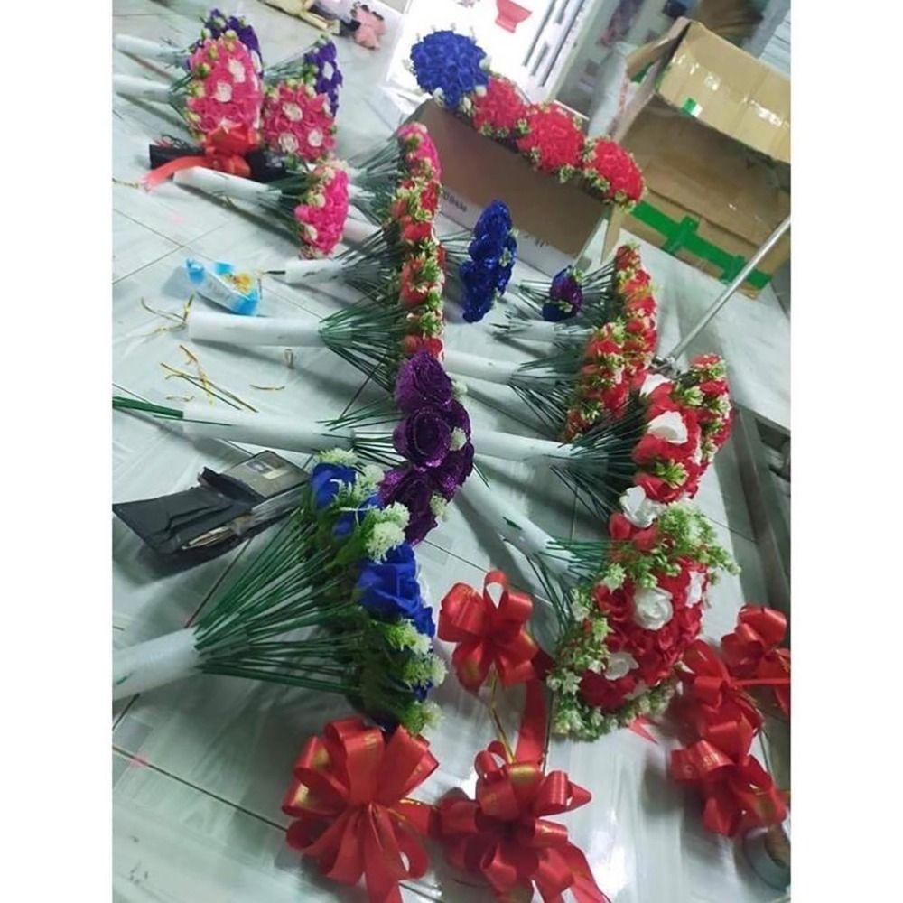 1Pcs Wedding Event Party Props Sponge Stick DIY Cotton Strip White Foam Strip  Flower Package